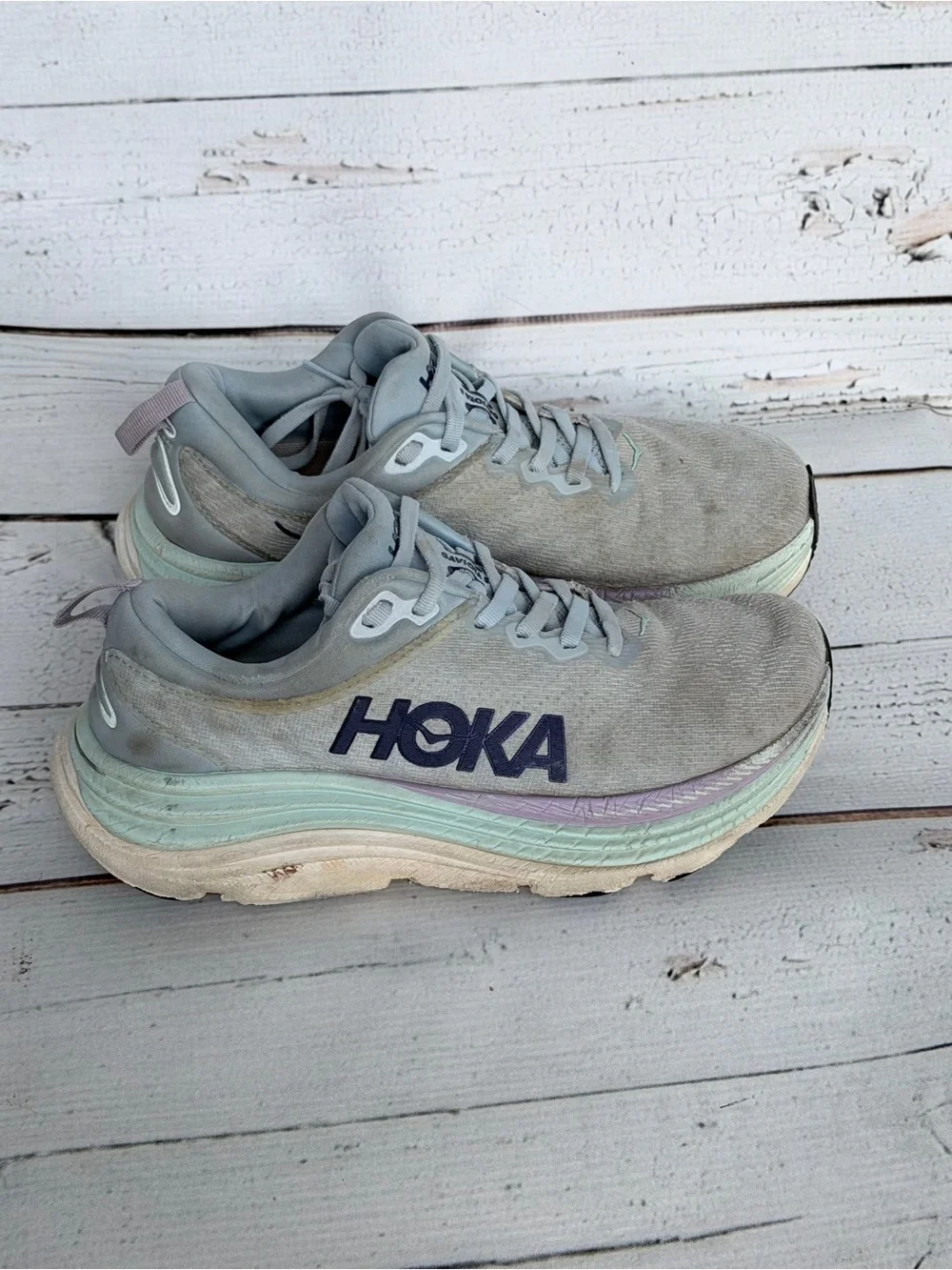 HOKA Gaviota 5 Air Blue Sunlit Ocean Stability Shoes - Women's Size 7